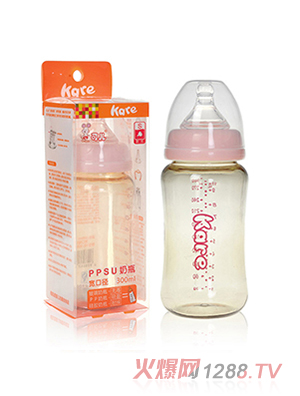 可兒KR-1064 寬口PPSU奶瓶 300ml