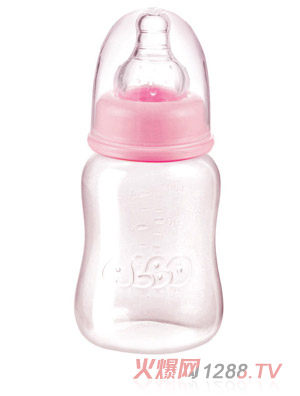 愛(ài)樂(lè)寶標(biāo)口PP初生奶瓶120ml粉色