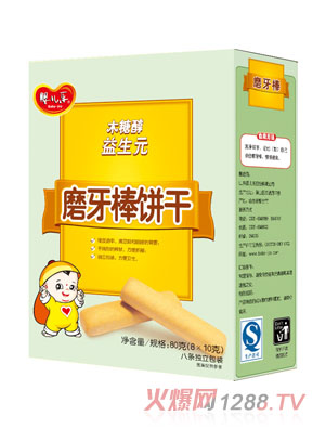 yinge樂(lè)益生元磨牙餅干80g
