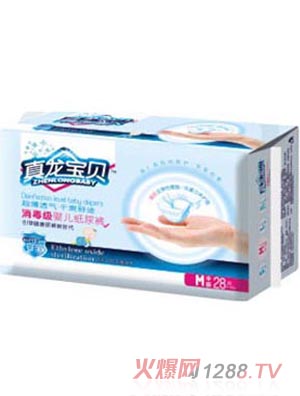 真龍寶貝消毒級yinge紙尿褲M碼28片
