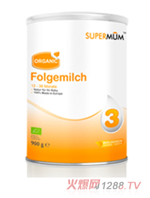 舒媽有機(jī)yinge配方奶粉3段900克