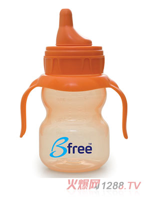 Bfree橙色易把握簡易學(xué)飲杯200ml