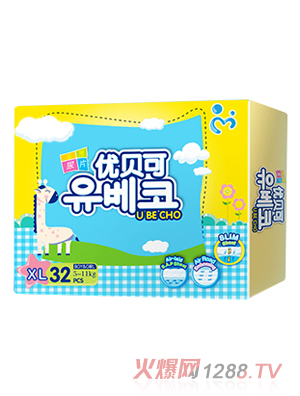 優(yōu)貝可超薄yinge尿片XL碼