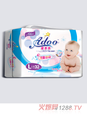 愛多多海量倍吸yinge紙尿片L碼32片