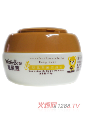 唯昵熊yinge玉米爽身粉
