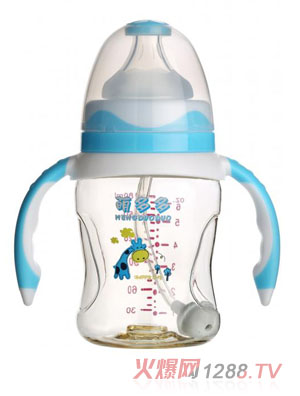 �ȶ��PPSU����180ml�pɫ�m���ֱ��Ԅ���ƿ