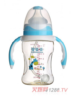 �ȶ��PPSU����240ml�pɫ�ֱ��Ԅ���ƿ