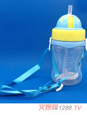 保利星180ML藍(lán)色帶背帶水杯