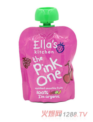 Ella s-Kitchen粉色混合果泥