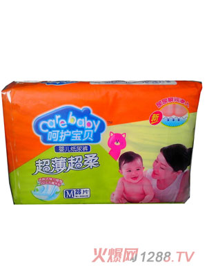 呵護(hù)寶貝超薄超柔yinge紙尿褲M碼26片