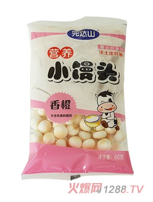 完達山香橙口味小饅頭