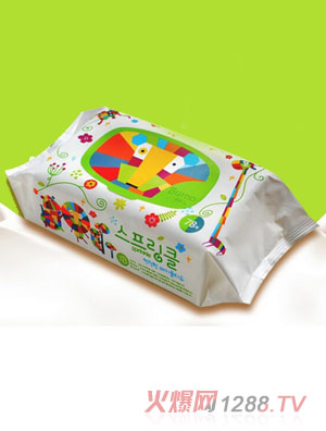 佑倍韓國(guó)進(jìn)口yinge濕巾78片