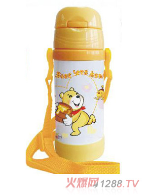 陽(yáng)光兔兒童保溫壺300ML黃色