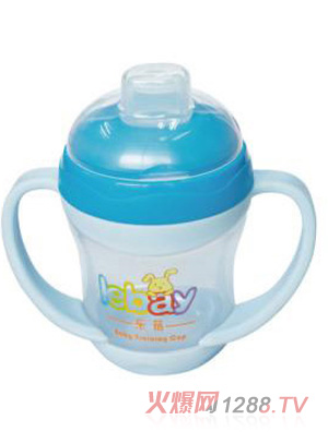 陽光兔yinge軟嘴訓(xùn)練杯180ML藍色