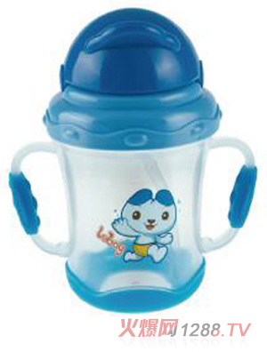 陽光兔yinge吸管訓(xùn)練杯180ML藍(lán)色