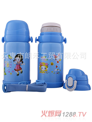 高檔雙層不銹鋼保溫杯 兒童多用旅游壺