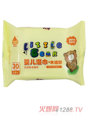 永潤(rùn)yinge木糖醇濕巾（簡(jiǎn)裝）30片