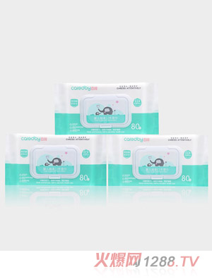 百呵yinge超柔口手濕巾80