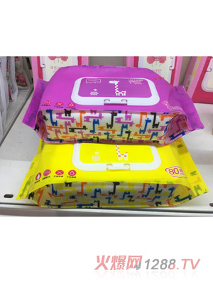 哎嘟日記yingye柔濕巾80抽