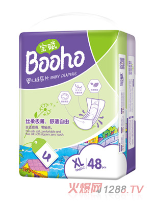 寶賦yinge特惠極薄紙尿片XL48