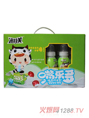 滋特美嘴樂(lè)多兒童成長(zhǎng)型乳飲料 10瓶箱裝 綠色