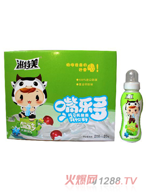 滋特美嘴樂(lè)多兒童成長(zhǎng)型乳飲料 綠色箱裝