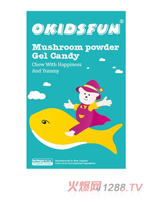 凱蒂凡蘑菇粉凝膠糖果