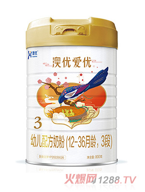 澳優(yōu)愛優(yōu)youe配方奶粉（12-36月齡，3段）