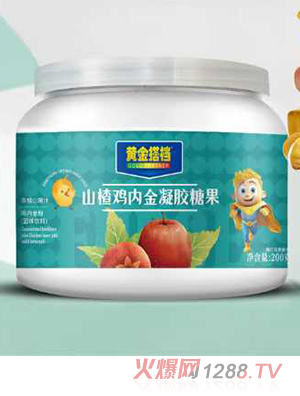 黃金搭檔山楂雞內金凝膠糖果