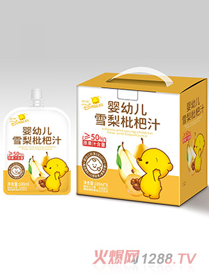 迪米熊嬰幼兒雪梨枇杷汁