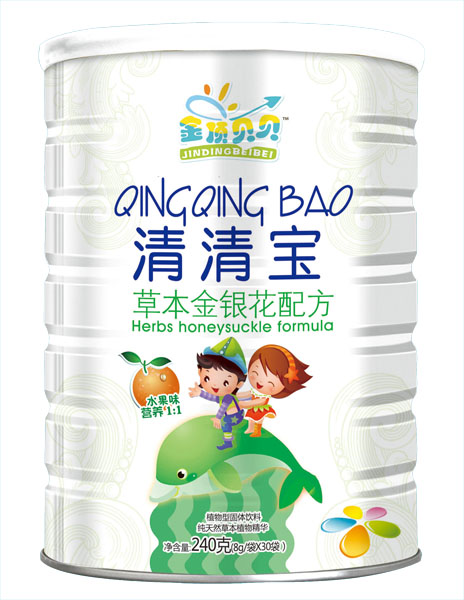 金頂貝貝草本金銀花配方清清寶聽裝