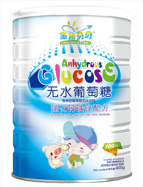 金頂貝貝強(qiáng)化鈣鐵鋅配方無水葡萄糖聽裝