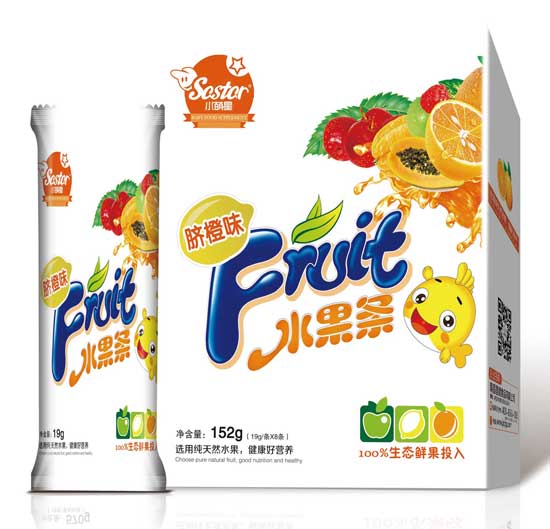 小萌星臍橙味水果條